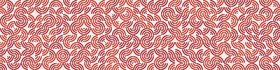 Abstract Geometric Pattern generative computational art illustration