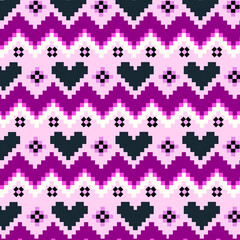 Nordic pattern illustration vector. New Year or winter design. Sweater ornaments for scandinavian pattern. Vector illustration.