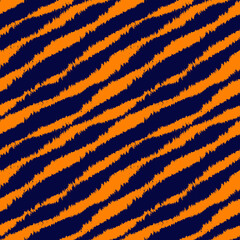 Orange Brush stroke fur pattern design for fashion prints, homeware, graphics, backgrounds