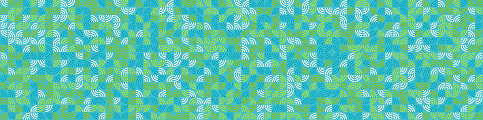 Abstract Geometric Pattern generative computational art illustration