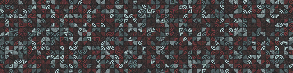 Abstract Geometric Pattern generative computational art illustration