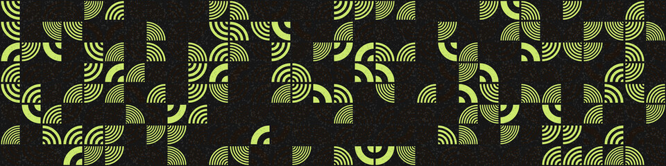 Abstract Geometric Pattern generative computational art illustration