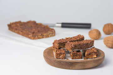 Walnuts fitness bar (free sugar)