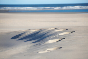 Baltrum Spuren am Strand