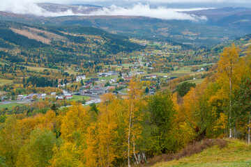 View from Aalen in Trondelag, Norway.