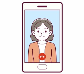 リモートで話す人