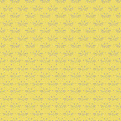 Abstract swan hare seamless pattern gray wallpaper vector illustration sketch 