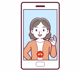 リモートで話す人