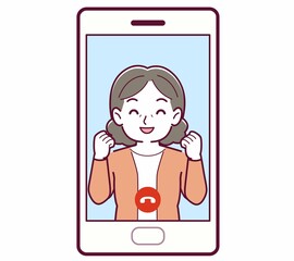 リモートで話す人