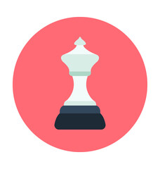 Chess Pawn Colored Vector Icon