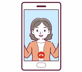 リモートで話す人