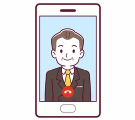 リモートで話す人