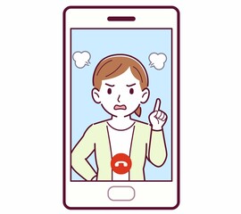 リモートで話す人