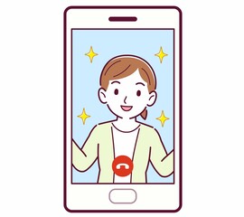 リモートで話す人