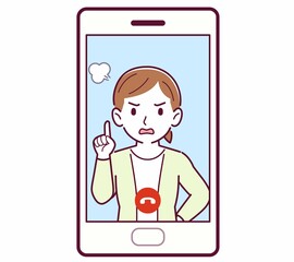 リモートで話す人