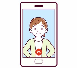 リモートで話す人