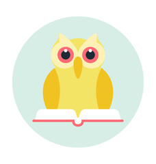Owl Colored Vector Icon