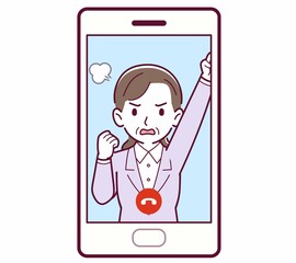 リモートで話す人