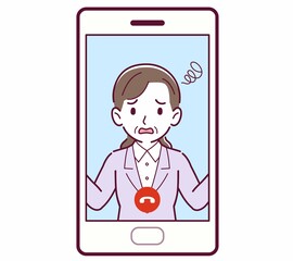 リモートで話す人