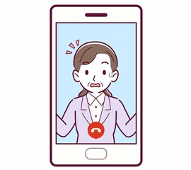 リモートで話す人