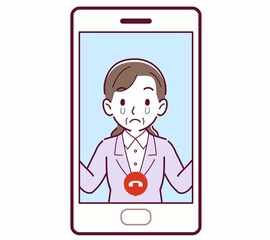 リモートで話す人