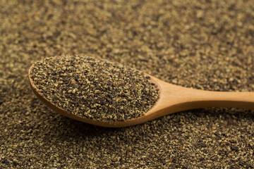 Grinded black pepper