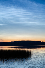 Illuminating night clouds