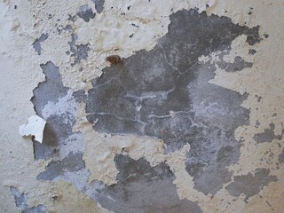 Broken old cement floor.