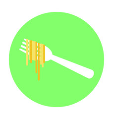 Fork Colored Vector Icon