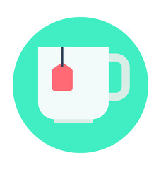 Instant Tea Colored Vector Icon