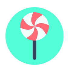 Lollipop Colored Vector Icon