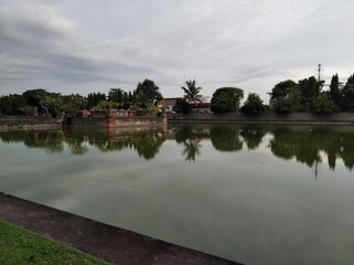 Obraz premium Mayura Park is a tourist destination in Mataram City which has an interesting history