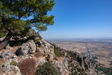 View from St. Hilarion Castle - Turkish Cyprus