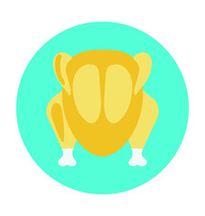 Roast Colored Vector Icon