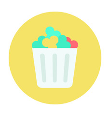 Dog Treat Colored Vector Icon