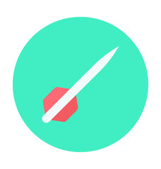 Dart Colored Vector Icon