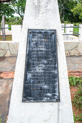 The Monument to the Laguna Retreatants, in Monte Alegre de Minas-MG, is a tribute to the soldiers of the Brazilian Army withdrawn from the battle of Laguna, who died of smallpox there, in 1867. 