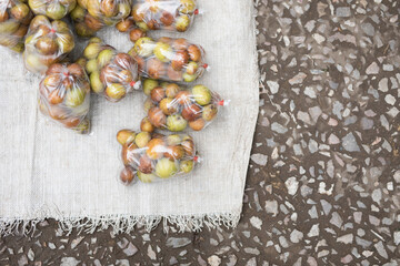 Fresh produce in farmers market