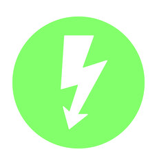 Thunder Colored Vector Icon