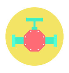 Tap Colored Vector Icon 