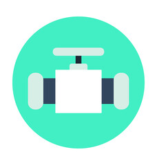 Fototapeta premium Tap Colored Vector Icon 