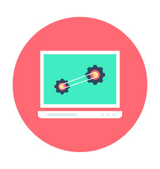 SEO Colored Vector Icon 