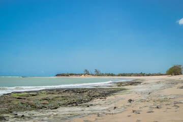 Sao Miguel do Gostoso, Rio Grande do Norte / Brazil. 2020. Empty and paradisiacal beach