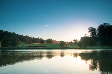 Fototapeta premium Sunrise over the Lake