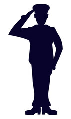 officer military silhouette