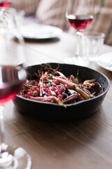 Pan of roasted vegetables
