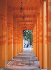 columns miami design district beautiful place 