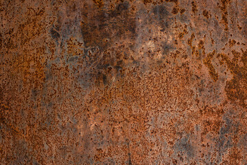 Grunge rusted metal texture, rust, and oxidized metal background. Old metal iron panel