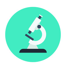 Microscope Colored Vector Icon