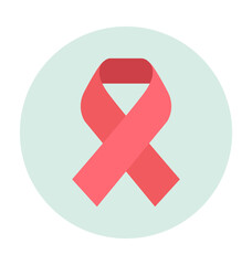 Awareness Ribbon Colored Vector Icon